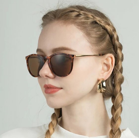 New Fashion Accessories Vogue Glasses Fashion Oval Frame Sunglasses Retro Rectangle Ins Women Glasses With UV400