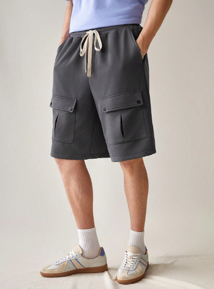 Manfinity UrbanChill Men's Casual Drawstring Waist Cargo Shorts
