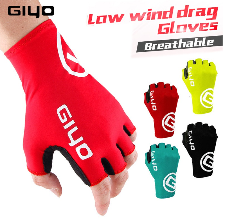 Giyo Breaking Wind Cycling Half Finger Gloves Anti-slip Bicycle