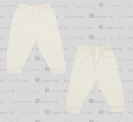 Tiny Tummies 2-1 Organic Pajama With Upper & Lower Light Bear