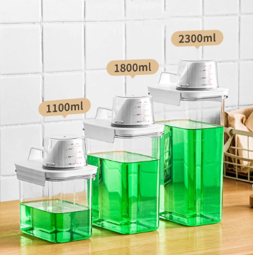 Household Plastic Bucket For Liquid Detergent Container Jar Snacks Sealed Box With Label Cup IP