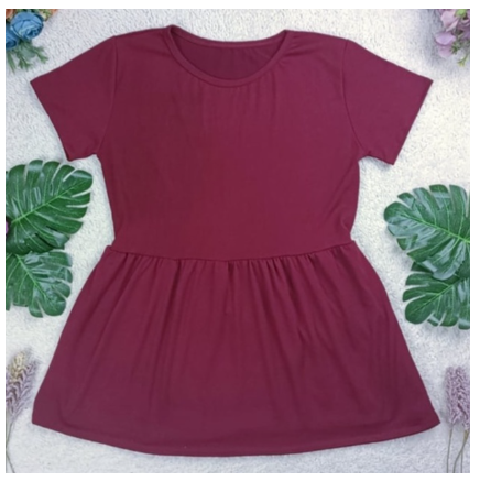 Maternity Top Babydoll Top Maternity Shirt Pregnancy Clothes Peplum Blouse MD19