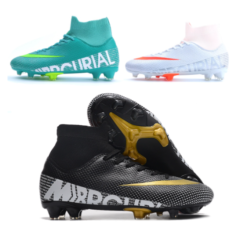 High Quality Knitted Shoe Cover Rivet Sole Training Sneakers Football Boots Soccer Shoes
