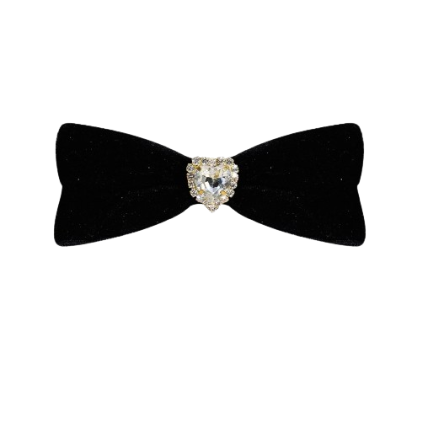 Mikana Iwa Hair Clip Accessories For Women ribbon stone heart hair clip accessories for woman