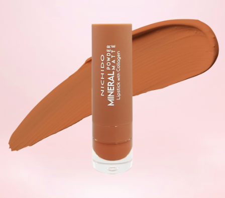 Nichido Mineral Powder Matte Lipstick With Collagen Booster - Georgia