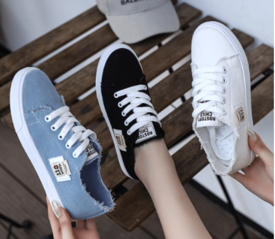 NEW Korean Canvas Sneakers Women's Shoes
