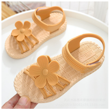 Girl's Sandals Soft Sole Princess Peep Toe Baby Beach Shoes