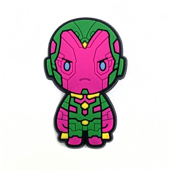 Marvel Iron Man Captain America Series jibits Avengers Jibits croc Accessories Charms Shoe Buckle Decoration Pins for Kids C3