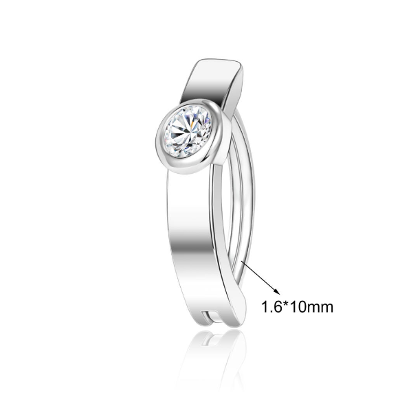 1 PC Butterfly Belly Navel Rings Crystal Belly Button Piercings Flower Snake Reverse Curved Navel Barbell Body Jewelry B18