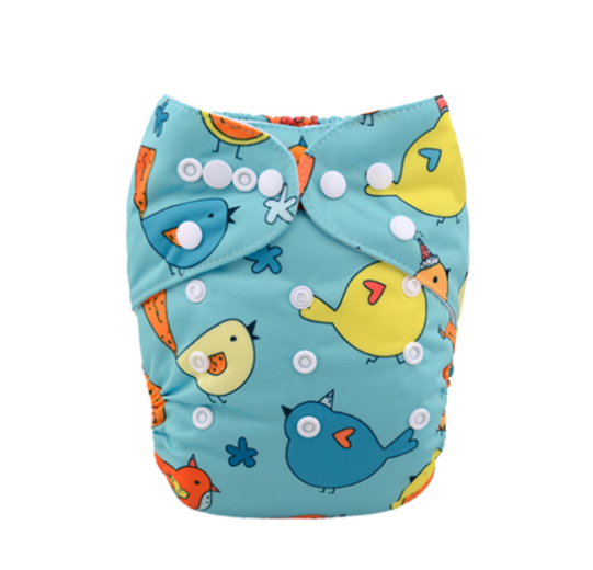 Alva Baby Cloth Diapers Washable Pocket Nappy Diaper for Newborn Without Insert N47