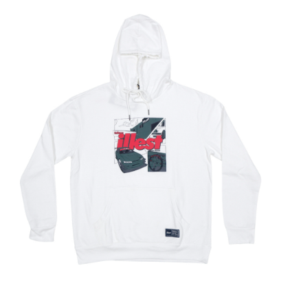 Illest Fatlace Paddock Hoodie - White