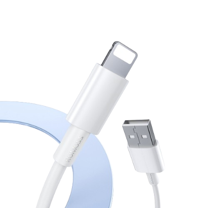 Romoss CB12G 0.3M USB Cable For iPhone 14 13 12 11 Pro Max 2.4A Fast Charging Lightning Cable USB