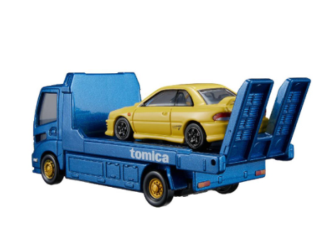 Tomica Transporter Subaru Impreza WRX Type R STI Die-cast