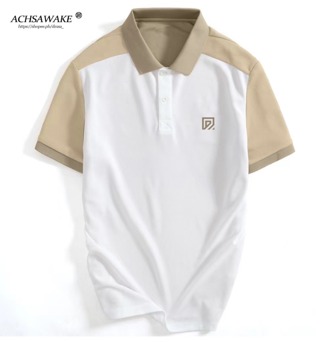 DS Men's Casual Color Blocking POLO Shirt For Men