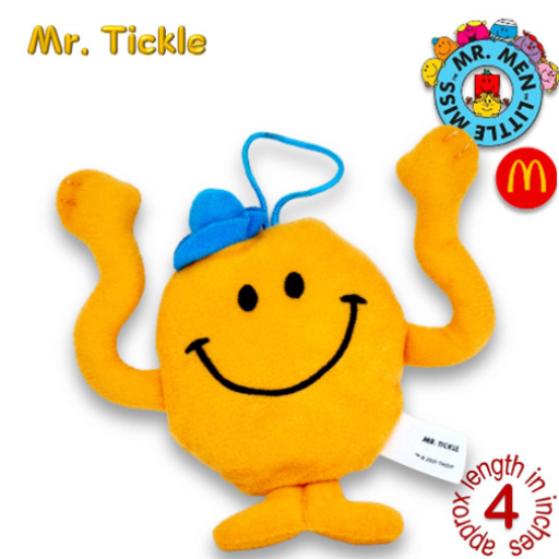 Mr Men Little Miss 2001 McDo Hanging Plushies Bag Charm Stuffed Toys M28