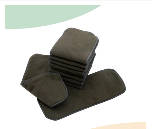 Baby Nappies Bamboo Charcoal Liner nappy diaper Insert For Baby Cloth Diaper Nappy Washable 4 Layers