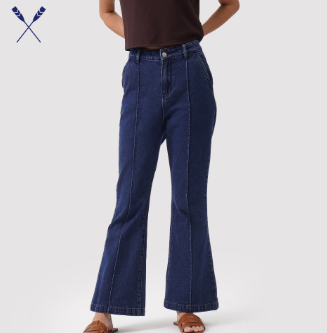 Regatta Flare Fit Jeans For Women Navy Blue