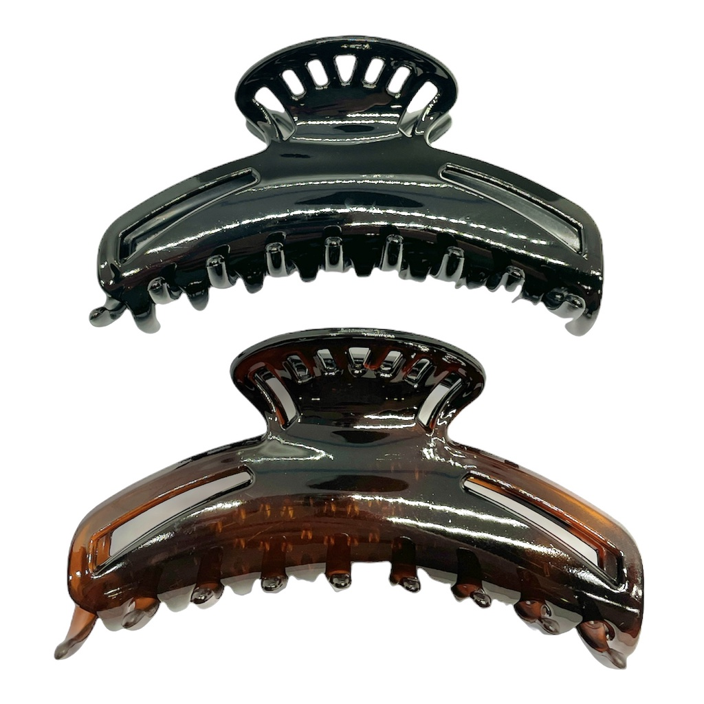 HAIRSTORY Large Non-Slip Scallop Hair Clamp Clip