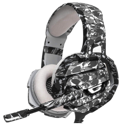 Onikuma K5 Grey Best Stereo Deep Bass Headphones with Mic for PS4 Gamepad New Xbox One Gaming Headset Casque 3.5mm PC Laptop Computer