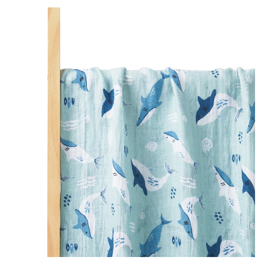 Happy Flute Baby Muslin Swaddle Cotton Soft Baby Blanket For Newborn Baby Wrap Sleepsack Bath Towel 120x110CM c16