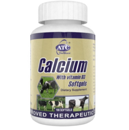 ATC Calcium with Vitamin D3 1200mg x 100's (1 Bottle)