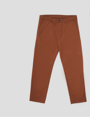 Memo Skinny Ankle Chino Trousers For Men