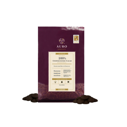Auro 100% Cacao Unsweetened Tablea  Coins 1kg