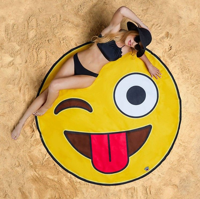 Emoji Beach Towel