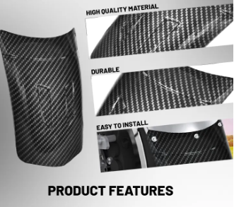 Motorcycle Front And Rear Mudguard Extension Carbon Universal