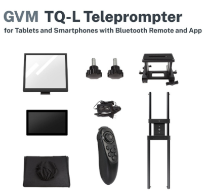 Gvm Tq-L Teleprompter For Tablets And Smartphones