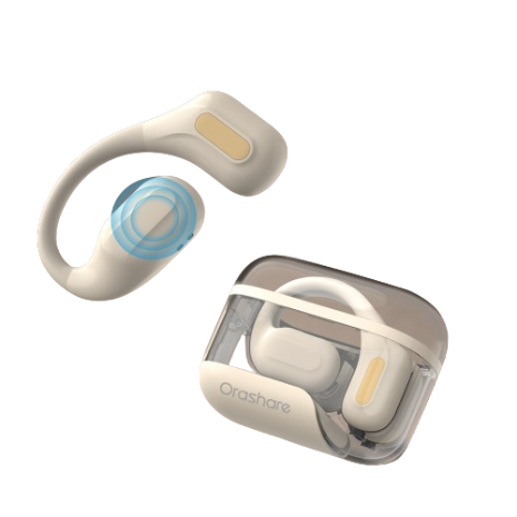 Orashare OW01 OWS Bluetooth Earphones Open Earhook Wireless Headphone with Mic HiFi Stereo Earbud