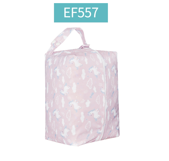 Happyflute Baby Diaper Pads Reusable Waterproof Fashion Prints Wet  Dry Cloth Wet Bag Mums Storage Travel Nappy Bag 0017