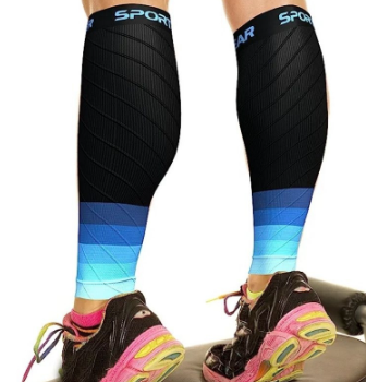 Sport Compression Calf Sleeves Men & Women Shin Splint Compression Sleeve 20-30mmhg Best Footless