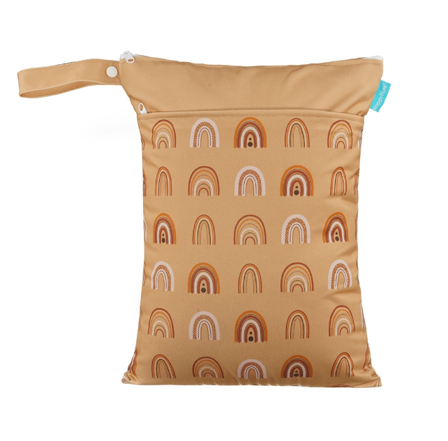 Happyflute Wetbag For Baby Diapers Nappies Waterproof Reusable Diaper Bag With Two Zipper 30cmx40cm S11