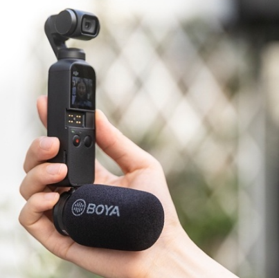 BOYA BY-DM100-OP Microphone for DJI OSMO Pocket Digital Cardioid Condenser for Superb Sound Vlogging TikTok Facebook YouTube