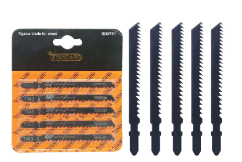 STANDARD Jig SawBlades Set For Wood 5Pcs High Quality HardWare Tools (SD5751)