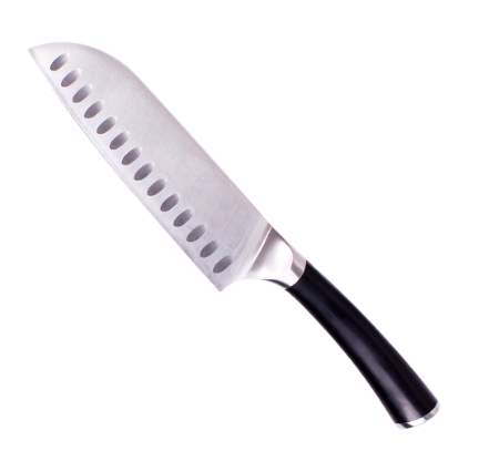 Classics Superior Stainless Steel Santoku Knife, 7in