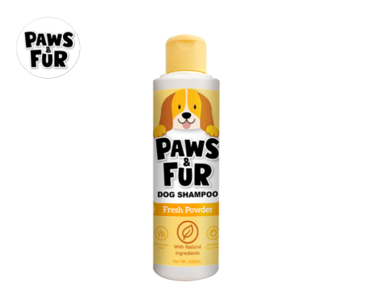 Paws & Fur Dog Shampoo in Fresh Powder 500ml
