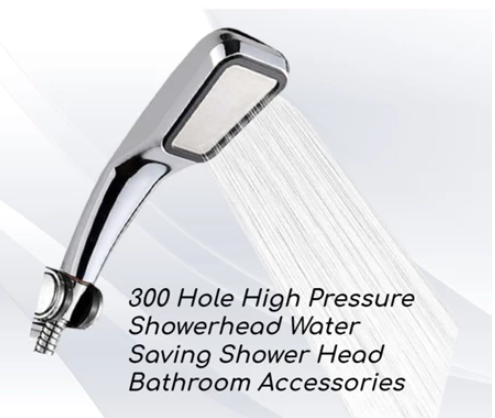 WPT-5068 High Pressure Showerhead 300 Holes Water Saving Shower Head Bathroom Accessories