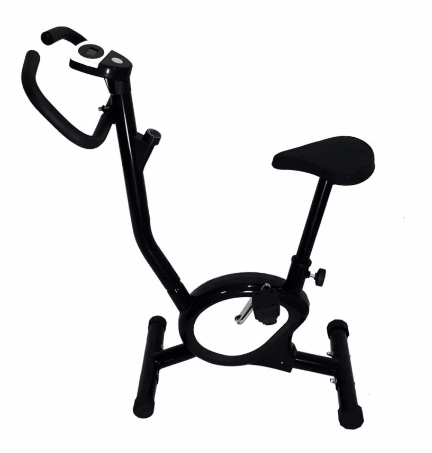 Cardio Exercise Stationary Bike Black