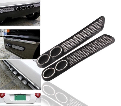 New Universal Auto Car Air Intake Flow Hood Vent Fender P2064 2 pcs
