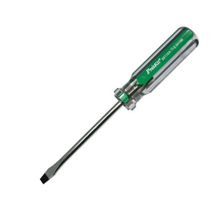 Pro'sKit SD-5101A Slotted Line Color Screwdriver (-3.0x 75mm)