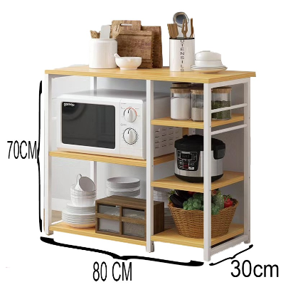 Modern Kitchen Island Rack Stand Table