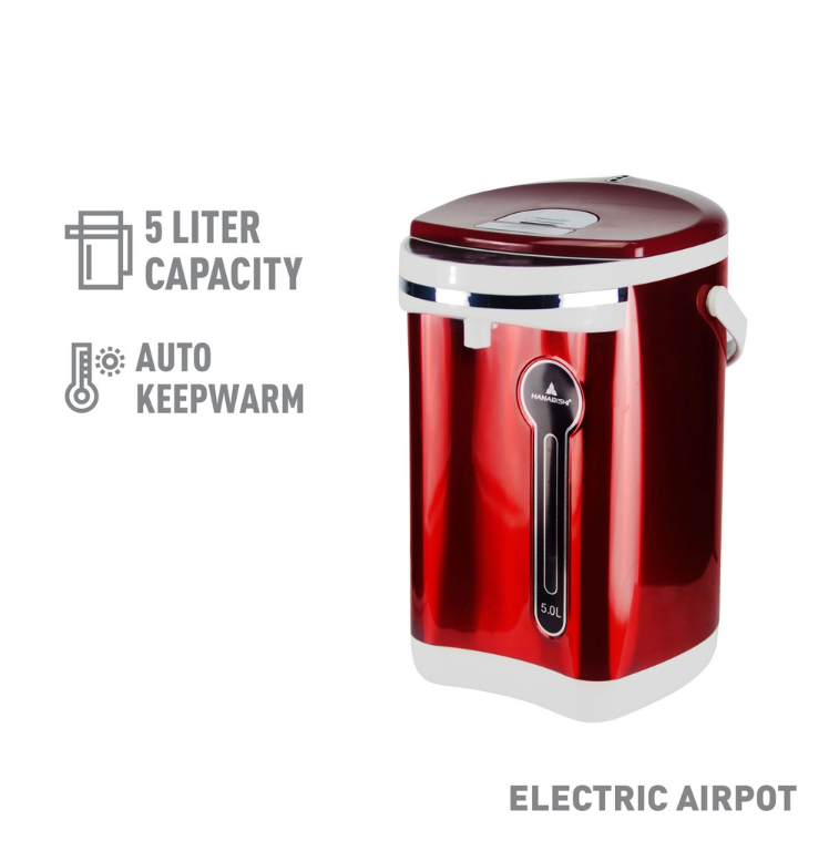 Hanabishi Electric Airpot 5 L HOTPOT 600RED