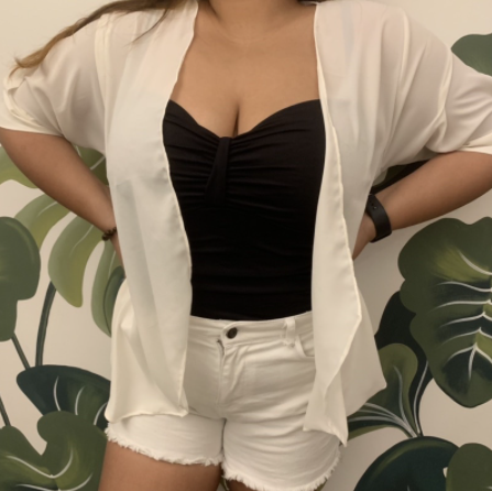 Plus Size Kimono Cover Up