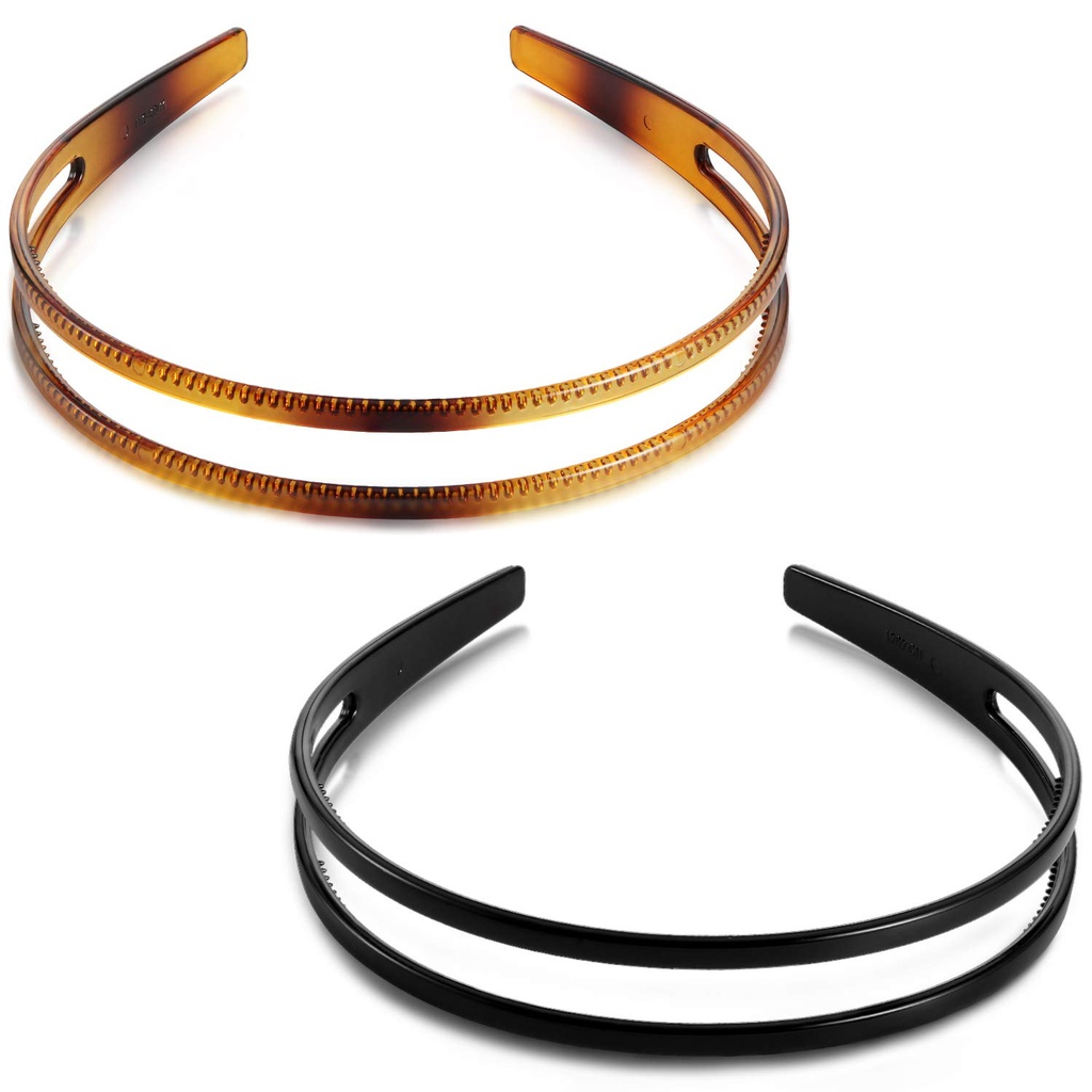 HAIRSTORY Double Row Headband (TO27)