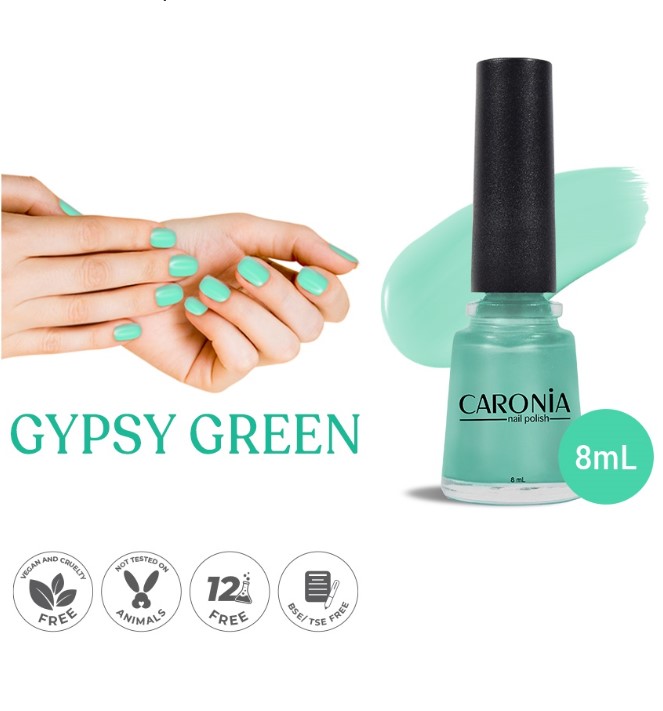 Caronia Nail Polish Gypsy Green 8ml