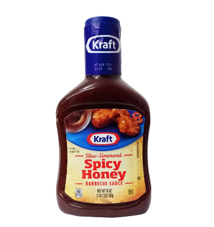 Kraft Spicy Honey Slow-Simmered Barbecue Sauce  510g