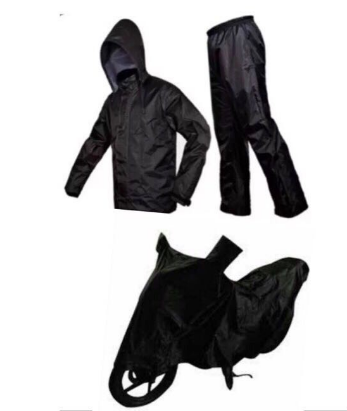 SAC Raincoat Set With Motorcycle Cover