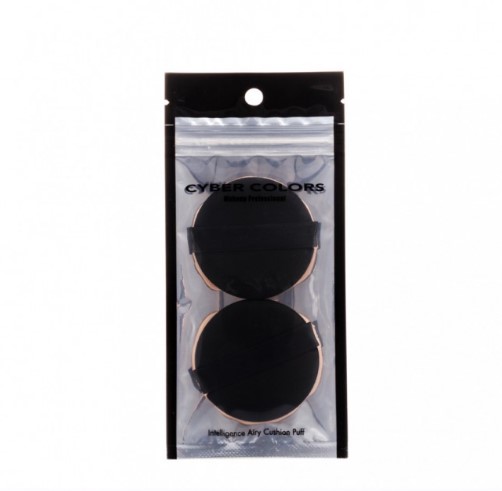 Cyber Colors Intelligence Airy Cushion Puff Black 2Pcs